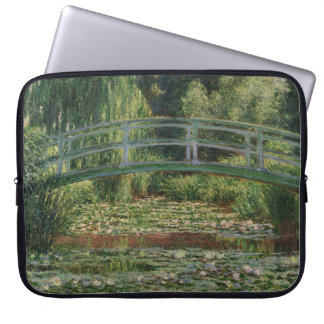 Claude Monet Japanese Footbridge & Water Lily Pool Laptop Sleeve