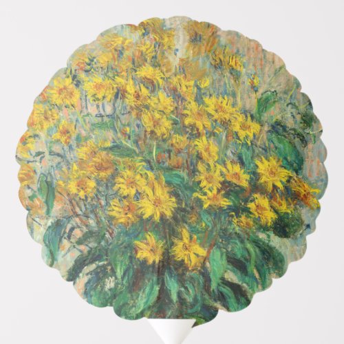 Claude Monet _ Jerusalem Artichoke Flowers Balloon