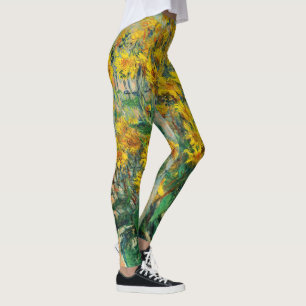 Claude Monet - Jerusalem Artichoke Flowers Leggings