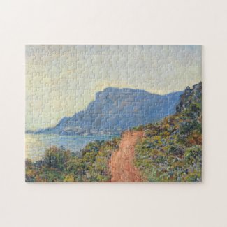 Claude Monet, La Corniche near Monaco - Fine Art Jigsaw Puzzle