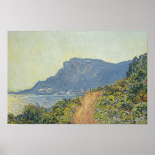 Claude Monet - La Corniche near Monaco Poster