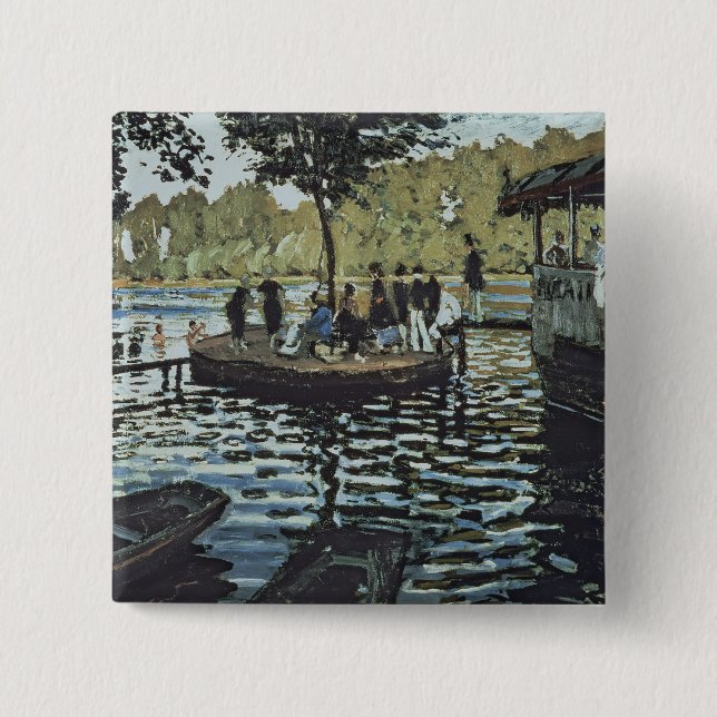 Claude Monet | La Grenouillere Button (Front)