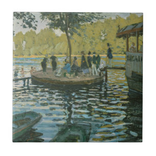 Claude Monet La Grenouillere Ceramic Tile
