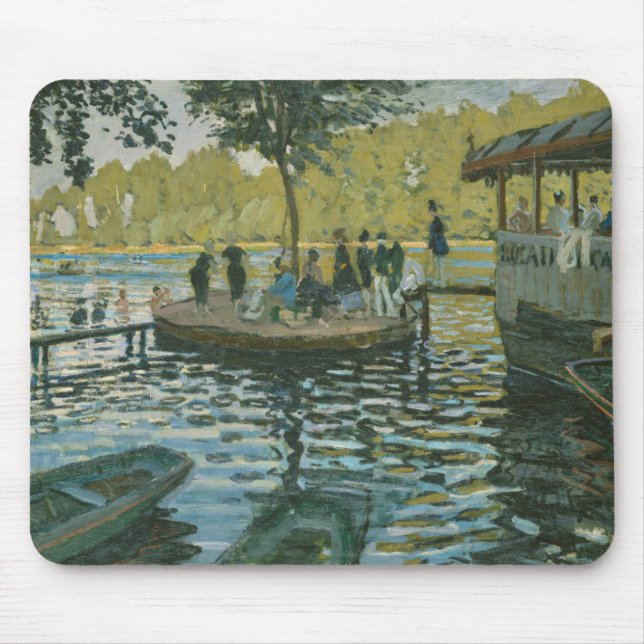 Claude Monet | La Grenouillere Mouse Pad (Front)