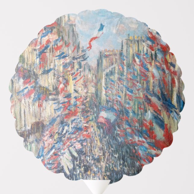 Claude Monet - La Rue Montorgueil - Paris Balloon (Front)