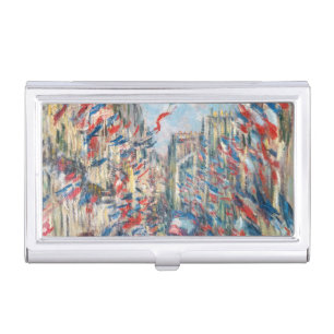 Claude Monet - La Rue Montorgueil - Paris Business Card Case