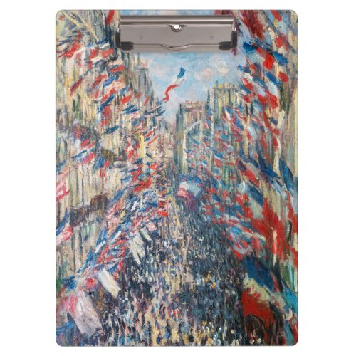 Claude Monet _ La Rue Montorgueil _ Paris Clipboard