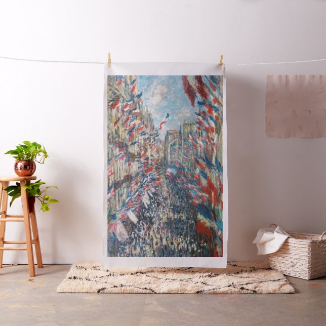 Claude Monet - La Rue Montorgueil - Paris Fabric (In Situ)