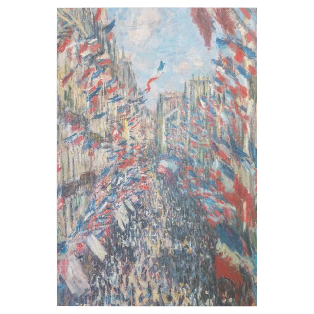 Claude Monet - La Rue Montorgueil - Paris Gallery Wrap (Front)