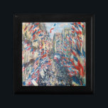 Claude Monet - La Rue Montorgueil - Paris Gift Box<br><div class="desc">La Rue Montorgueil à Paris fete du 30 juin 1878. By Claude Monet in 1878.</div>