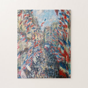 Claude Monet - La Rue Montorgueil - Paris Jigsaw Puzzle