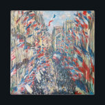Claude Monet - La Rue Montorgueil - Paris Magnet<br><div class="desc">La Rue Montorgueil à Paris fete du 30 juin 1878. By Claude Monet in 1878.</div>