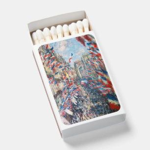 Claude Monet - La Rue Montorgueil - Paris Matchboxes