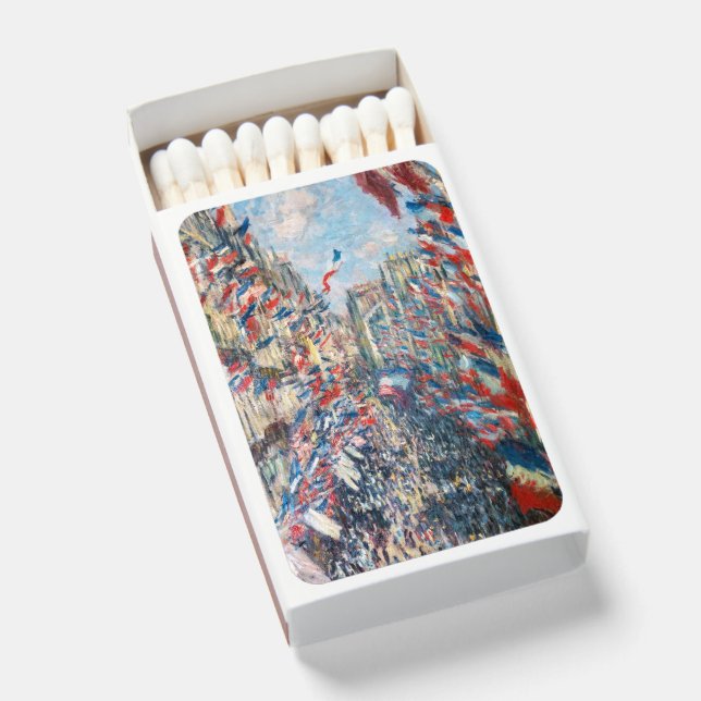 Claude Monet - La Rue Montorgueil - Paris Matchboxes (Front Open)