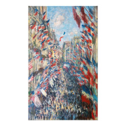 Claude Monet - La Rue Montorgueil - Paris Photo Print