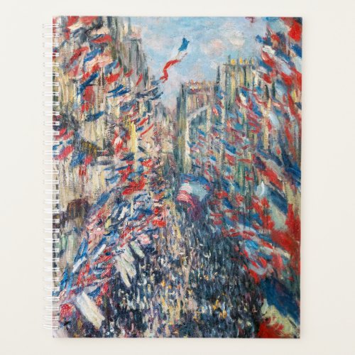 Claude Monet _ La Rue Montorgueil _ Paris Planner