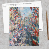 Claude Monet - La Rue Montorgueil - Paris