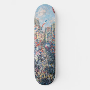 Claude Monet - La Rue Montorgueil - Paris Skateboard