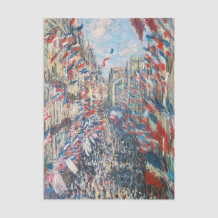Claude Monet - La Rue Montorgueil - Paris Tissue Paper