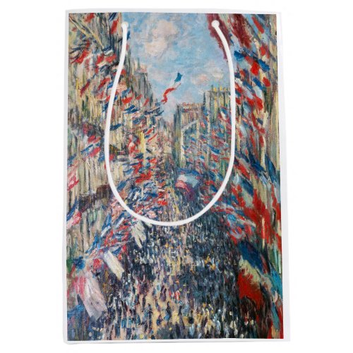 Claude Monet _ La Rue Montorgueil _ Paris Uncommon Medium Gift Bag