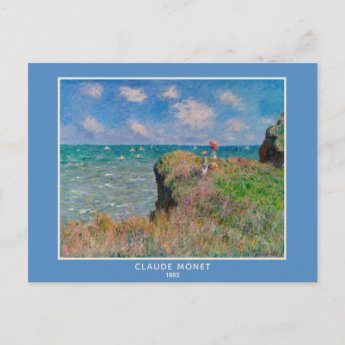 Claude Monet, Landscape 'Cliff Walk at Pourville'