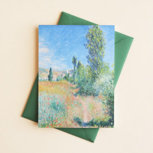 Claude Monet Landscape in Ile Saint Martin Postcard