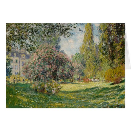 Claude Monet | Landscape: The Parc Monceau (Front Horizontal)