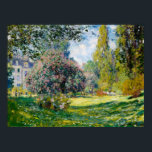 Claude Monet, Landscape, The Parc Monceau, 1876 Poster<br><div class="desc">Claude Monet,  Landscape,  The Parc Monceau,  1876. Fascinating metal poster designed with love. Decorate your space with this design & find daily inspiration in it.</div>