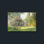 Claude Monet - Landscape: The Parc Monceau Canvas Print<br><div class="desc">Landscape: The Parc Monceau by Claude Monet,  1876. Oil on canvas.</div>
