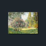 Claude Monet | Landscape: The Parc Monceau Canvas Print<br><div class="desc">Landscape  The Parc Monceau by Claude Monet � Bridgeman Images</div>