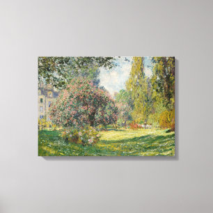 Claude Monet   Landscape: The Parc Monceau Canvas Print