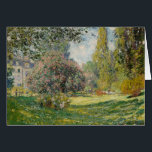 Claude Monet | Landscape: The Parc Monceau Cards<br><div class="desc">Landscape  The Parc Monceau by Claude Monet � Bridgeman Images</div>