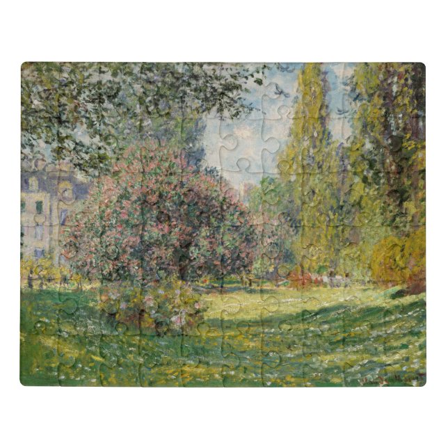 Claude Monet | Landscape: The Parc Monceau Jigsaw Puzzle (Puzzle Horizontal)