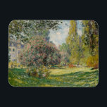 Claude Monet | Landscape: The Parc Monceau Magnet<br><div class="desc">Landscape  The Parc Monceau by Claude Monet � Bridgeman Images</div>