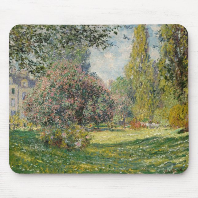 Claude Monet | Landscape: The Parc Monceau Mouse Pad (Front)