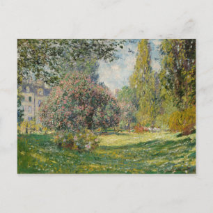 Claude Monet Landscape: The Parc Monceau Postcard