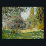 Claude Monet - Landscape: The Parc Monceau Poster<br><div class="desc">Landscape: The Parc Monceau by Claude Monet,  1876. Oil is canvas.</div>