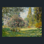 Claude Monet | Landscape: The Parc Monceau Poster<br><div class="desc">Landscape The Parc Monceau by Claude Monet � Bridgeman Images</div>