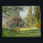 Claude Monet - Landscape: The Parc Monceau Poster<br><div class="desc">Landscape: The Parc Monceau by Claude Monet,  1876. Oil on canvas.</div>