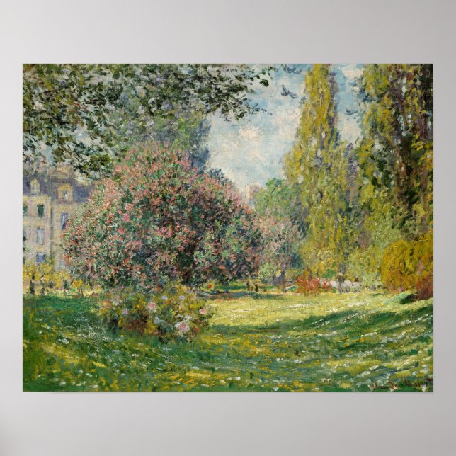 Claude Monet - Landscape: The Parc Monceau Poster (Front)