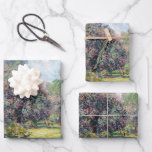 Claude Monet Landscape The Parc Monceau Poster Wrapping Paper Sheets<br><div class="desc">Claude Monet Landscape The Parc Monceau</div>