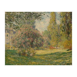 Claude Monet - Landscape: The Parc Monceau Wood Wall Decor