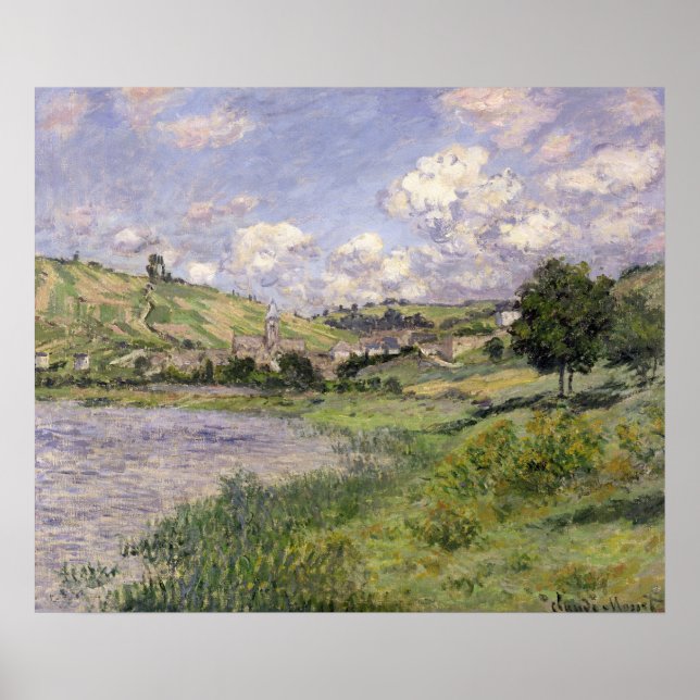 Claude Monet | Landscape, Vetheuil, 1879 Poster (Front)