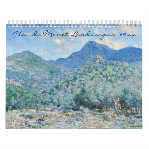 Claude Monet Landscapes Calendar