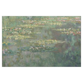 Claude Monet - Le Bassin Des Nympheas Fabric by masterpiece_museum at Zazzle