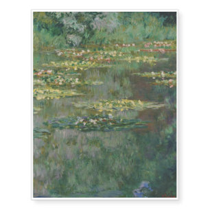 Claude Monet - Le Bassin des Nympheas Temporary Tattoos