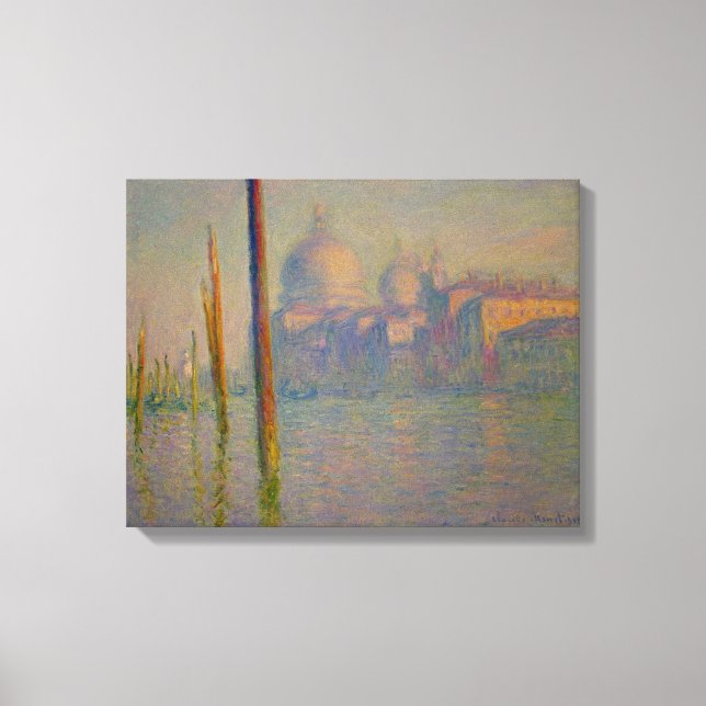 Claude Monet – Le Grand Canal – 1908 Canvas Print (Front)