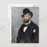 Claude Monet - Leon Monet Postcard<br><div class="desc">Leon Monet (brother of the artist) - Claude Monet,  Oil on Canvas,  1874</div>