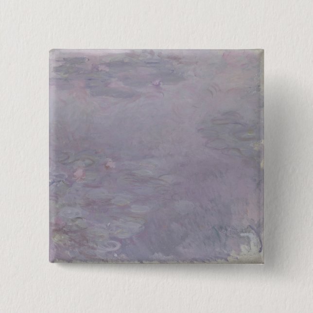 Claude Monet | Light-coloured Waterlilies Button (Front)
