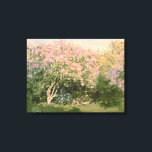 Claude Monet | Lilac in the Sun, 1873 Canvas Print<br><div class="desc">Lilac in the Sun,  1873 | by Claude Monet | Art Location: Pushkin Museum,  Moscow,  Russia | French Artist | Image Collection Number: XIR182548</div>